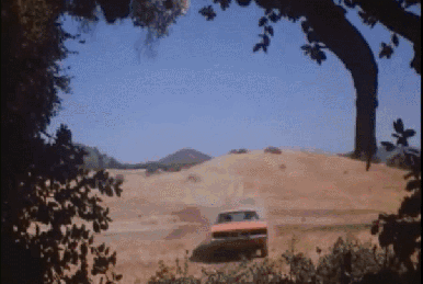 The General Lee flying